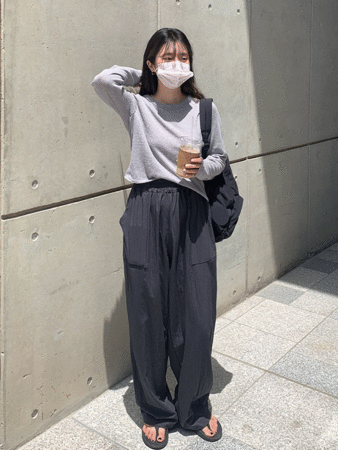 over fit banding pants (3colors) 추천!