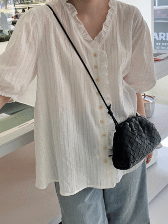 butter frill blouse (2colors) 추천!