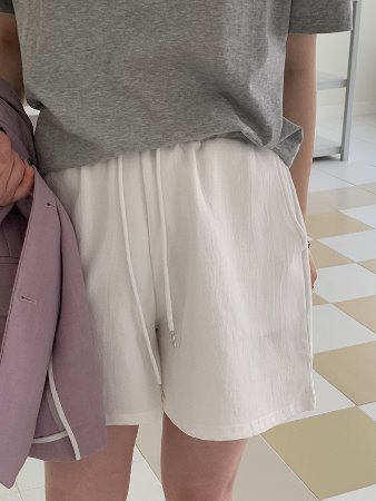 natural fabric shorts (2colors) 추천!