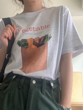 vegetable 1/2 top (2colors) 순차발송