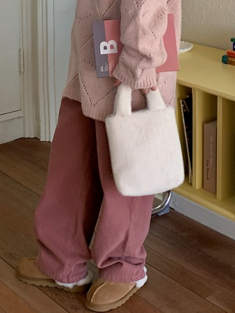 soft fur mini bag (4colors) 순차발송