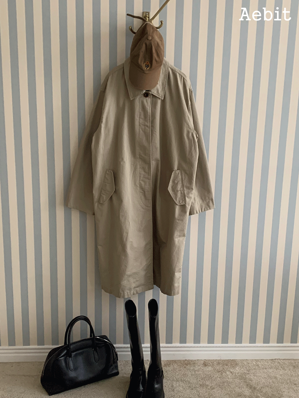 자체제작 meet trench coat (1color)