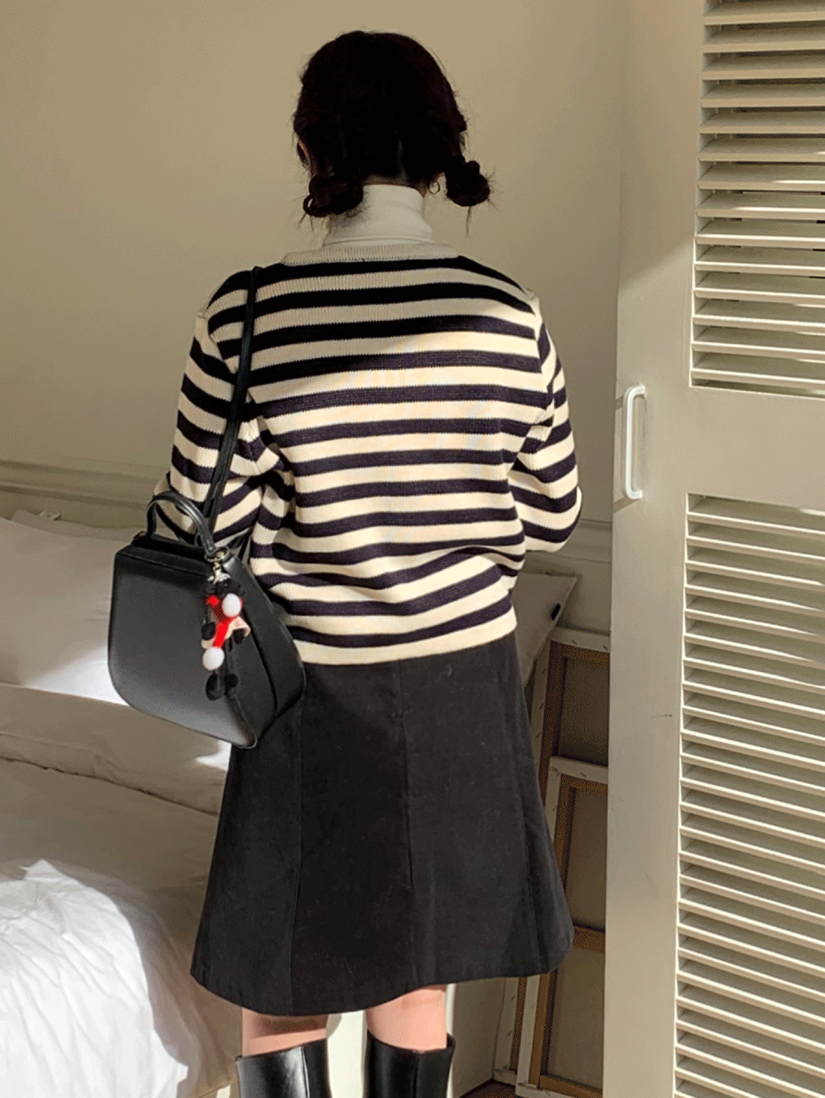 warm mini skirt (3colors)