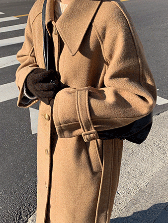 자체제작 bake collar wool coat (2color) 울60