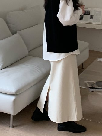 [1천장판매] decent maxi cotton skirt (3color) 핏굿,추천! 아이 단독진행