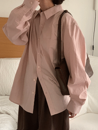 [5천장판매] clean cotton shirts (8colors) 주문폭주! 그레이, 소라, 핑크 당일발송