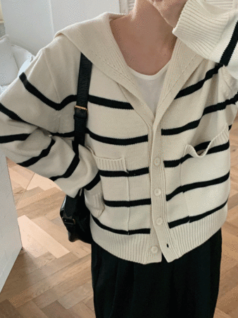 sailor stripe cardigan (4colors)