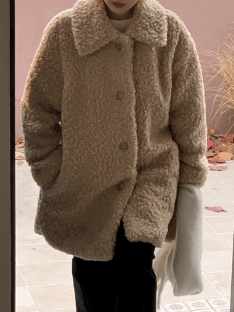 merry fur coat (2colors) 폭닥한소재감,추천! 당일발송