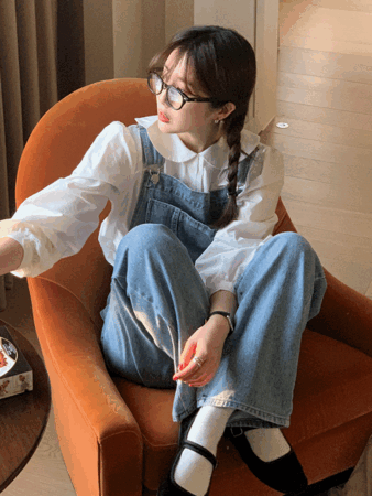 vintage overall denim pt (2colors) 핏굿! 순차발송