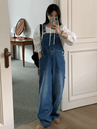 legacy denim overall (1color)
